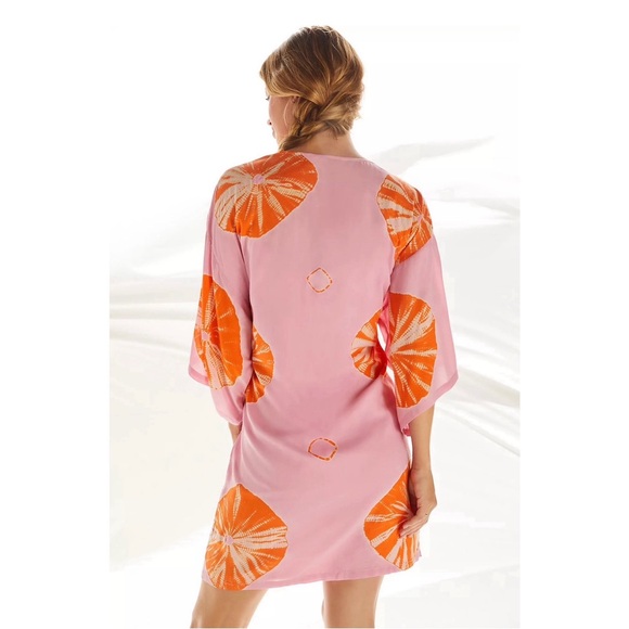 Anthropologie Tie-Dye Wrap Mini Dress NWT Size Large TWO Piece - Picture 3 of 11